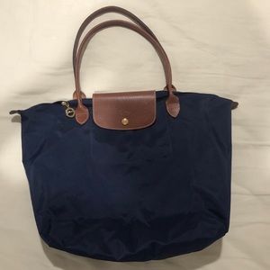 Large longchamp le pliage tote bag